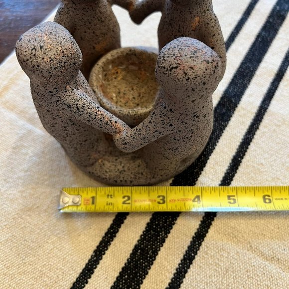 Circle of Friends Four Candle Holder PENCO Vintage Decorative Art Pottery - Picture 3 of 7